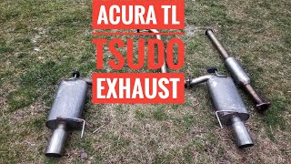 2004-2008 ACURA TL TSUDO EXHAUST AND REVS Tsudo Cat Back Exhaust 2008 Acura Tl Type S