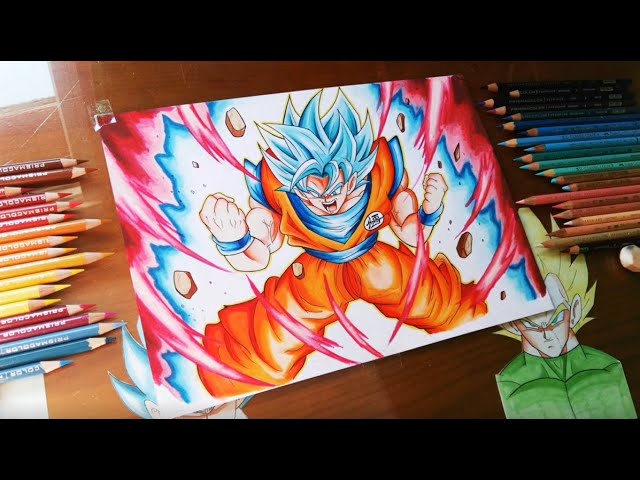 Gogeta Blue vs Super Broly K_AADamegumi - Illustrations ART street