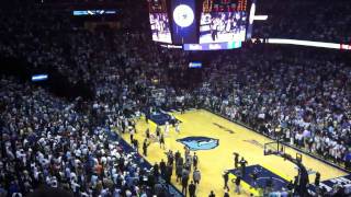 Final moments of Memphis Grizzlies first series win