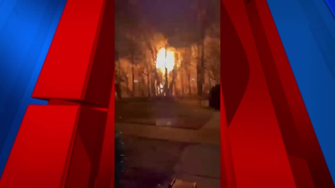 Outdoor fire causes explosion in Greenville YouTube