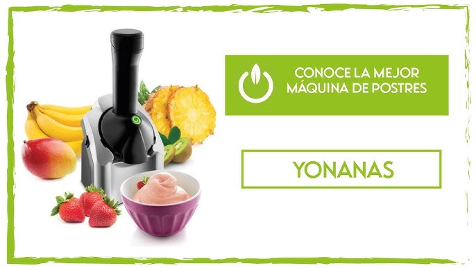 Yonanas Classic Vegan Non-Dairy Frozen Fruit Soft-Serve Dessert Maker,  Includes 36 Recipes, 200 Watts