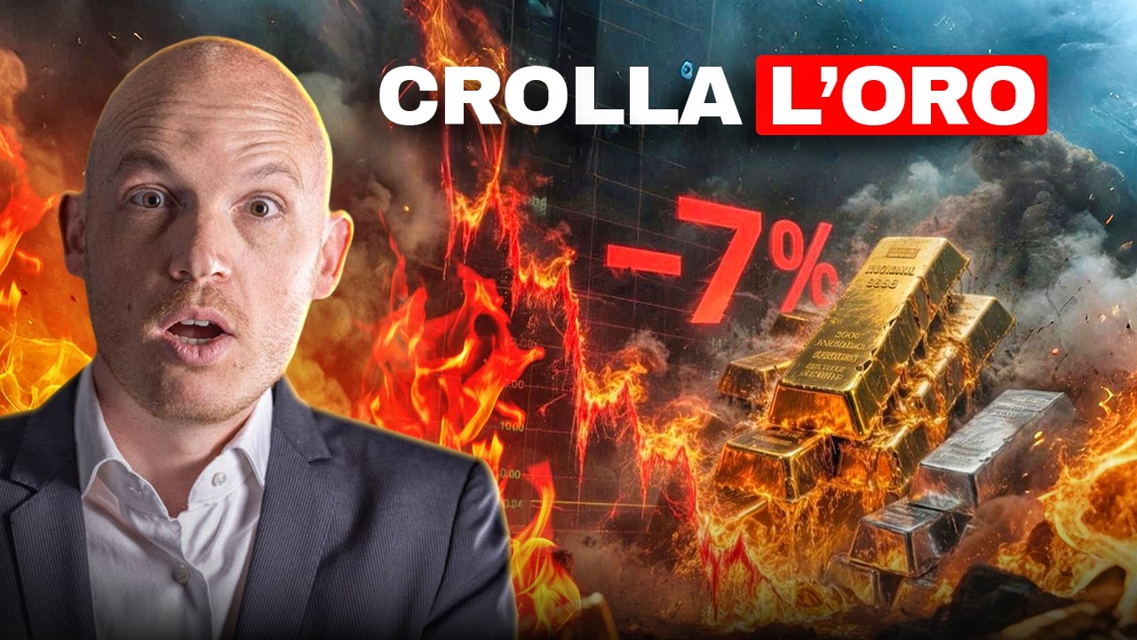 Oro -7%: cosa sta succedendo davvero (e perché contagia i mercati)