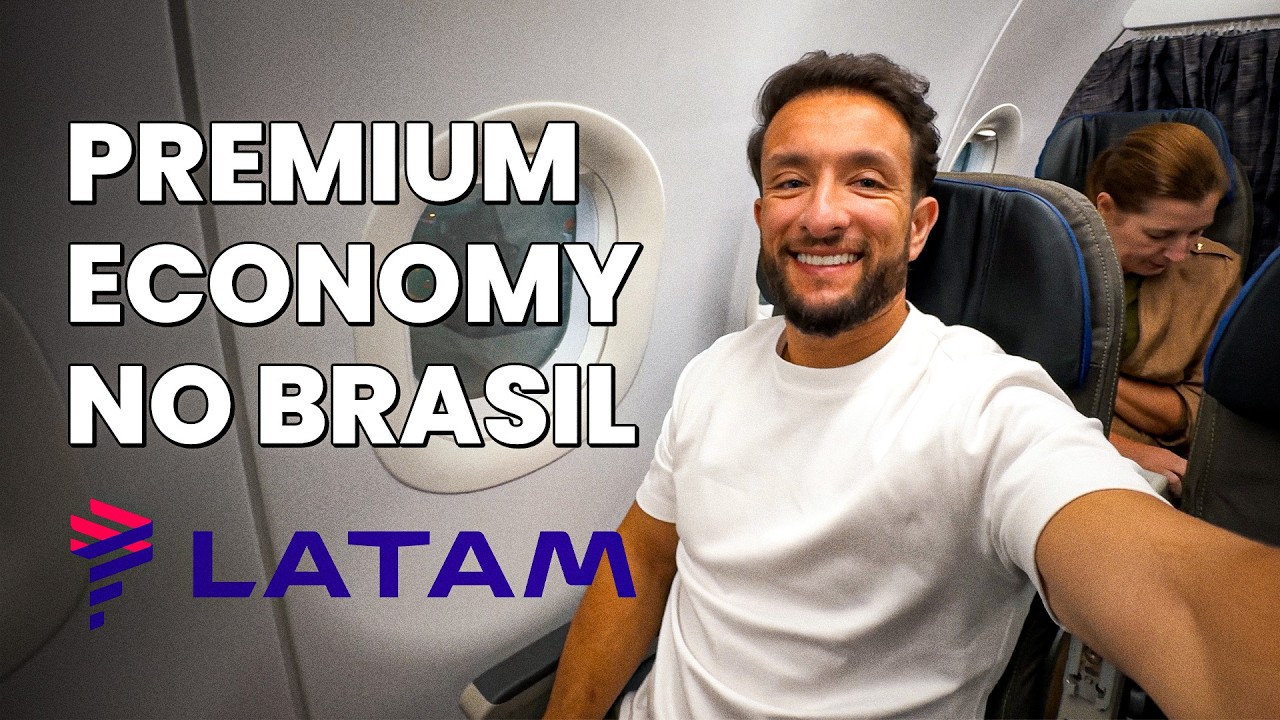Como é a Premium Economy da Latam no Brasil? Review completo!