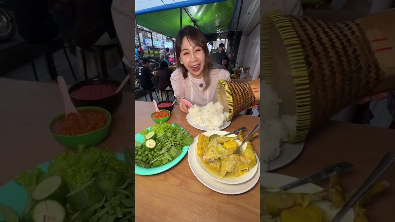 AYAM GORENG YG DI KUKUS..JADI ADA KUAHNYA DIKIT GITU..#sibungbung #mukbang #kulinerviral #shorts