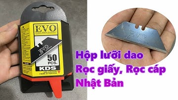 Hộp lưỡi dao rọc giấy - rọc cáp ngắn EVO KDS TB-50B Nhật Bản || Dụng cụ cơ khí Thanh Trúc