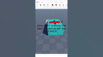simple tutorial on how too make kill bricks in roblox studio #roblox #tutorial #obby #developer