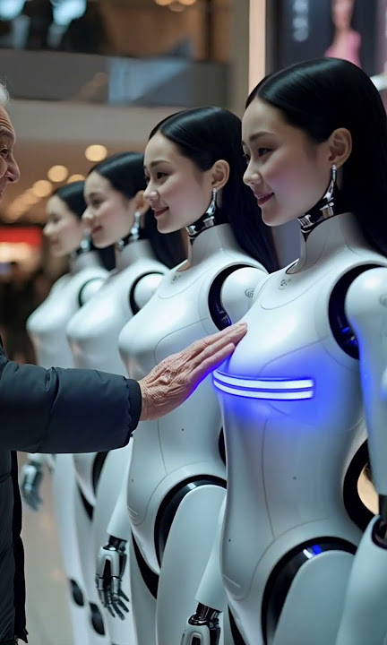 several beautiful robot women #robot