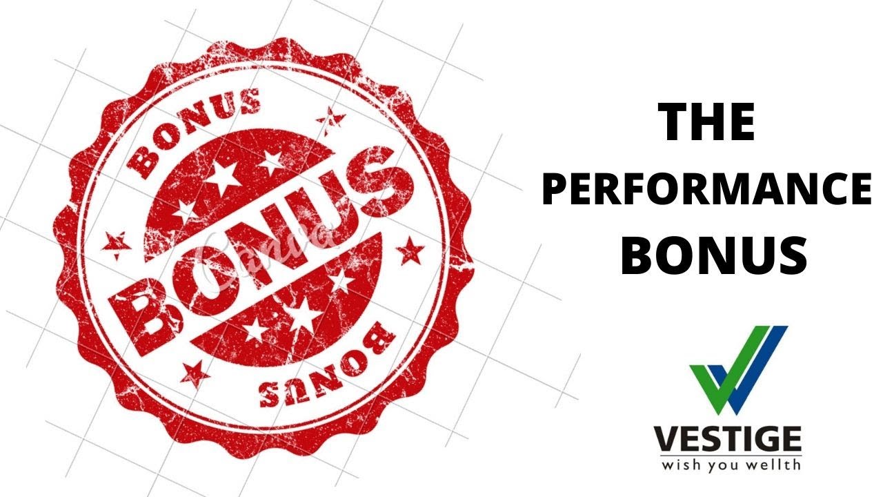 Vestige Performance Bonus YouTube