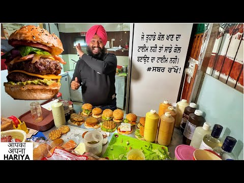69/- Rs Indian Street Food | Sardarji k Ghaint Burgers PBX1 Pasta, Pubg Fries, Heart Attack Paneer