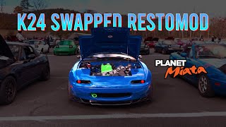 This is the CLEANEST K24 Swapped Miata ever !