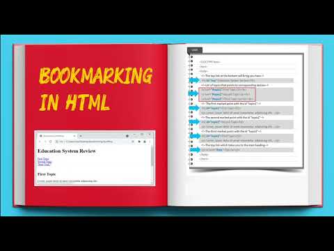 11-Full Stack Web Development For Beginners - Bookmarking in HTML