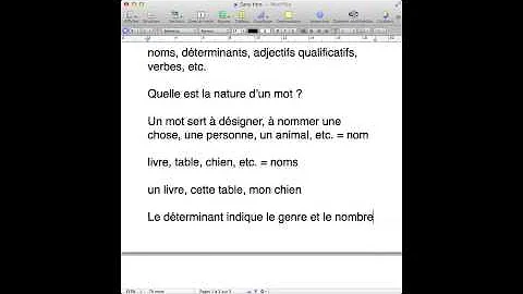 Quel est la nature du mot monstrueux ?