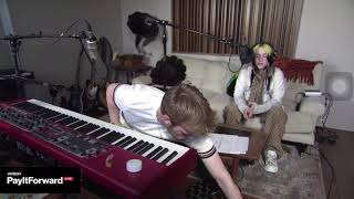 Billie eilish and Finneas. Verizon lifestream