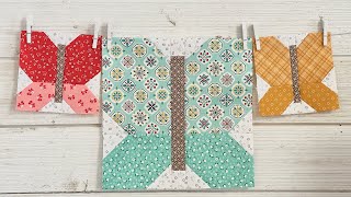 Sew Your Stash Series #34 - 5&quot; &amp; 10&quot; Butterfly Blocks!!