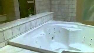 Aisha Gaddafi's Bathroom Complete with Jacuzzi, Sauna, and Pool Table