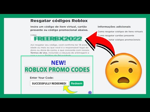 Todos os CÓDIGOS de ITENS GRATIS do ROBLOX! (PROMOCODES ATUALIZADOS!) 🤑 