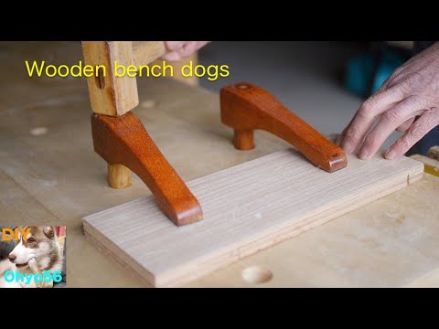 wooden-bench-dogs