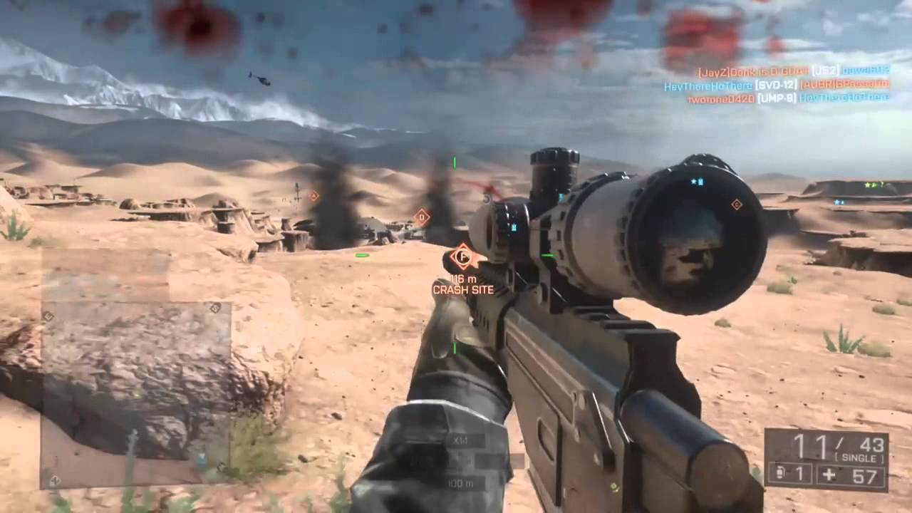 BF4 Long Range Sniping Tips + Loadout
