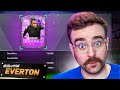 I got the rarest card on the game fc24 rtg evolution everton episode 81