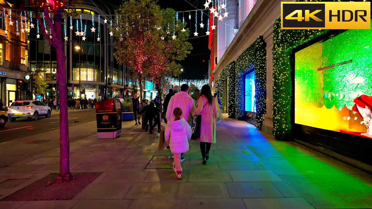 🎄Central London Christmas Lights🎆🎅🏻2021🎄Piccadilly Bond and Oxford