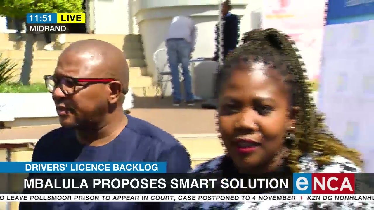 Minister Mbalula provides drivers' licence backlog updates