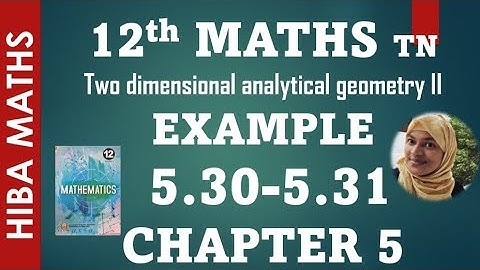 12th maths chapter 5 example 5.30-5.31 tn syllabus hiba maths