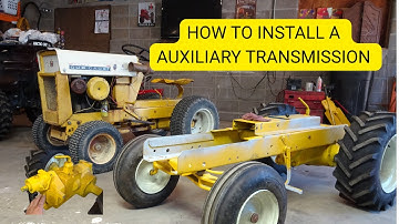 How to split a Cub Cadet 100 & install a AuxiliaryTransmission