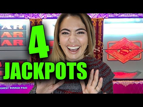 4 Jackpots on Double Top Dollar Slot & Pharaohs Fortune!🎰💰