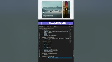 Create a STUNNING Image Slider in MINUTES with HTML CSS & JavaScript
