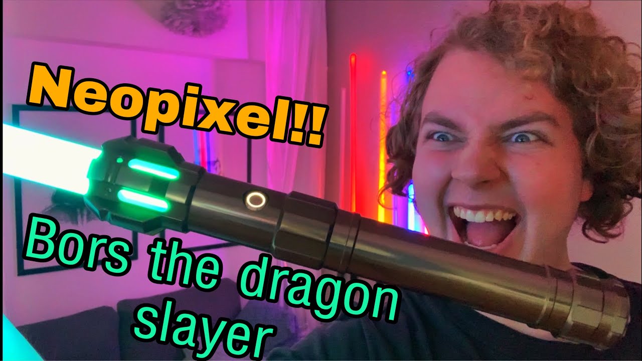 Ultimate works / the pachstore: Bors the DragonSlayer- neopixel lightsaber review