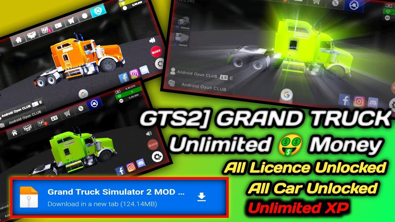 [GTS2]GRAND TRUCK SIMULATOR 2 MODAPK V.1.0.34f3 UNLIMITED MONEY AND