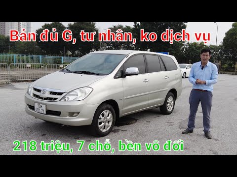 Video (Đã bán) Xứng đáng từng đồng | Toyota Innova G tư... - youtube
