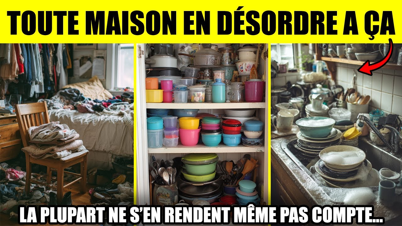 20 choses que TOUTE MAISON EN DÉSORDRE A (la vôtre probablement aussi...) - Minimalisme