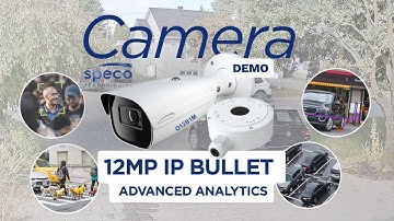 12MP IP Bullet Camera Analytics | Speco Technologies