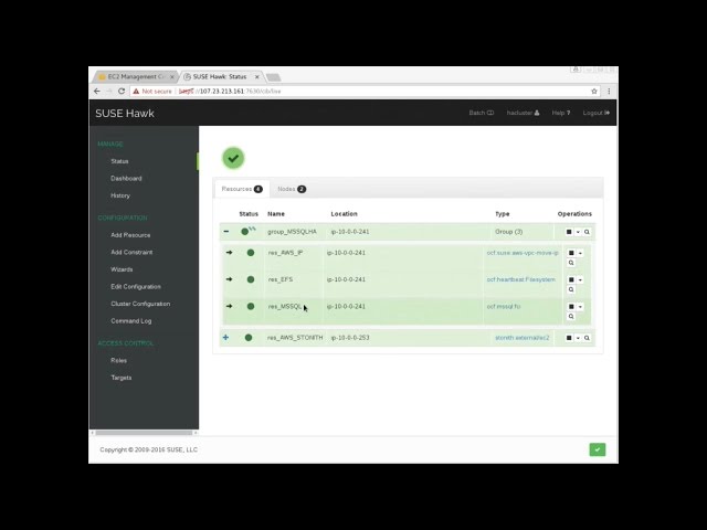 SUSE Linux Enterprise Server 12 - Demo extensión de alta disponibilidad