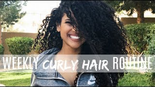 My Weekly CURLY HAIR ROUTINE (How I Make My Curls Last)