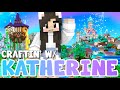 💙Minecraft Rapunzel Tower + Kingdom! Craftin' w/ Katherine S2 Ep.5