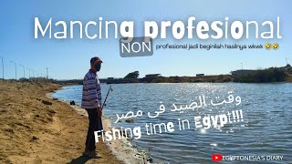 Pertama kali mancing di Mesir! Fishing time in Egypt || EGYPTONESIA'S DIARY [ENG ARABIC SUB]