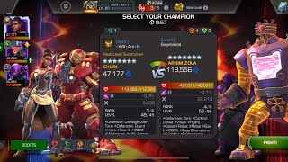 AW Season 61. Shuri vs 7r4 Zola on Node 25 Thorns (Physical) / Be Like Water #mcoc