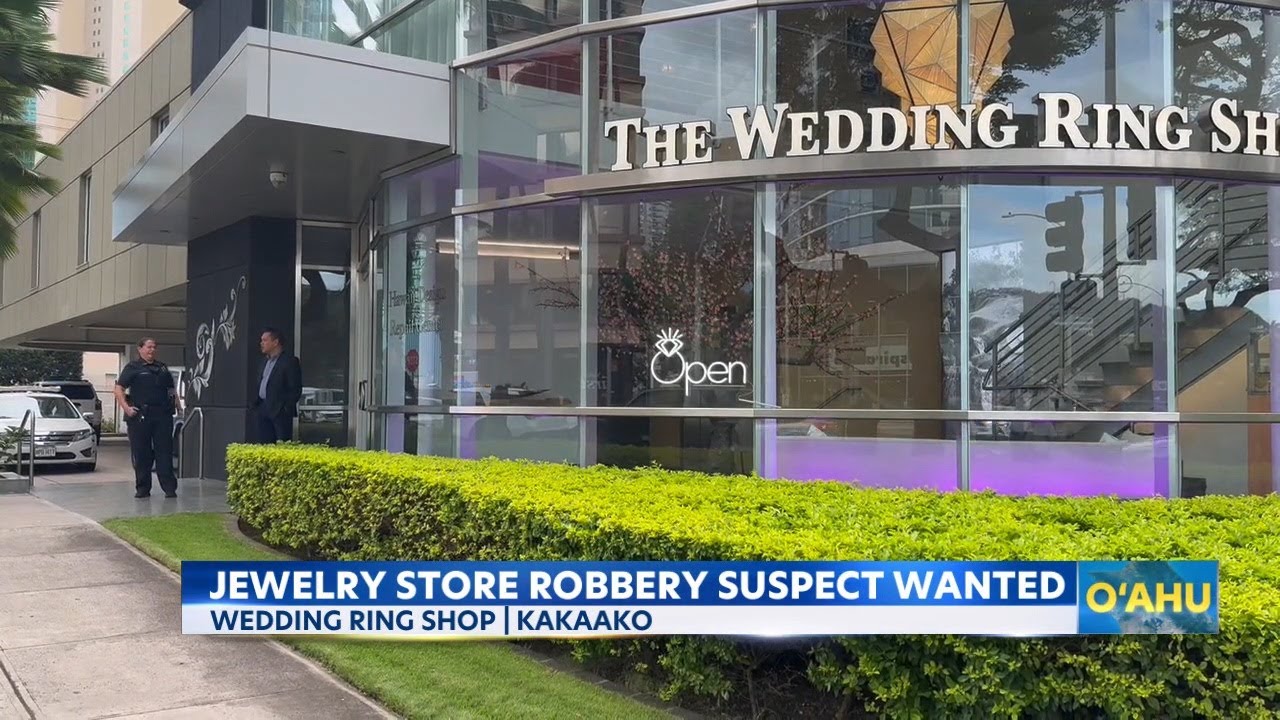 Police search for suspect in Kakaako jewelry store robbery - YouTube