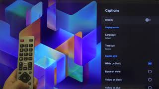 How to Turn On Captions and Customize them on Sharp Aquos Smart LED TV – Video Tutorial screenshot 5