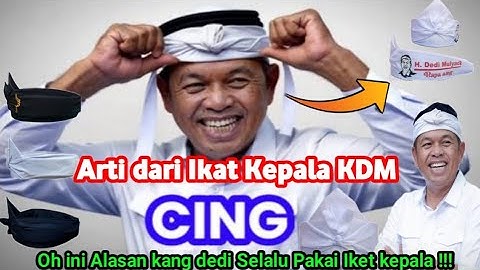 Kenapa KDM Selalu Pakai Iket kepala ?? Oh ternyata ini Arti Ikat Kepala Kang Dedi Mulyadi   ‼️#fyp