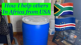 How to fill a “bidon” and send to Cape Verde. #africa # #donate #portugal #help