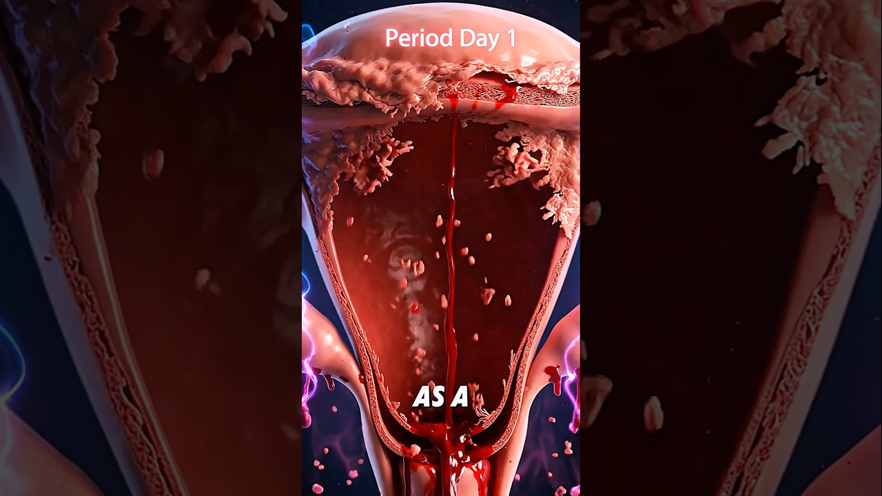 Period Process Day 1 to Day 8 Explained 🩸✨ #shorts
