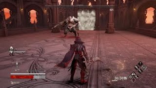 Icarus and Io vs Cannoneer and Blade Bearer - Code Vein