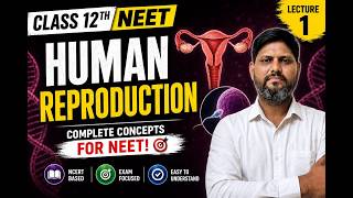 Human Reproduction 🧬| Lecture -1| Class 12 Biology | NEET 2026