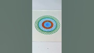 How many rotations did the pen make in total? ??🤔 #Spirograph