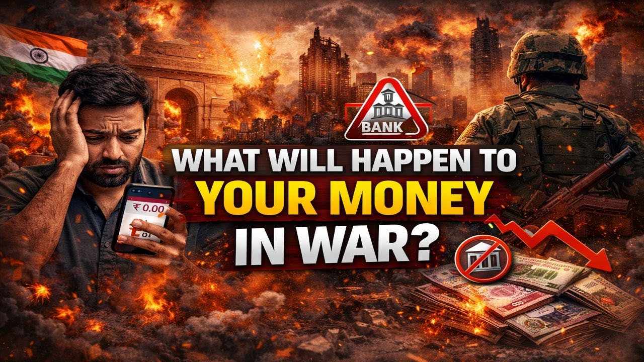 What Happens to Your Money in War? 🇮🇳💰 Bank Safety, UPI, ATMs & Survival Guide (2026)