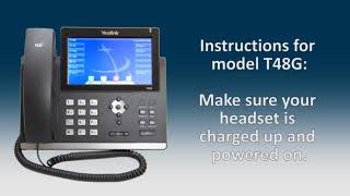 Star2Star Yealink T46G & T48G Bluetooth BT40 Adapter Tutorial