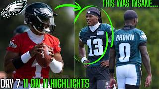 JALEN HURTS & The Philadelphia Eagles Look NASTY At Training Camp... | Day 7 Highlights |